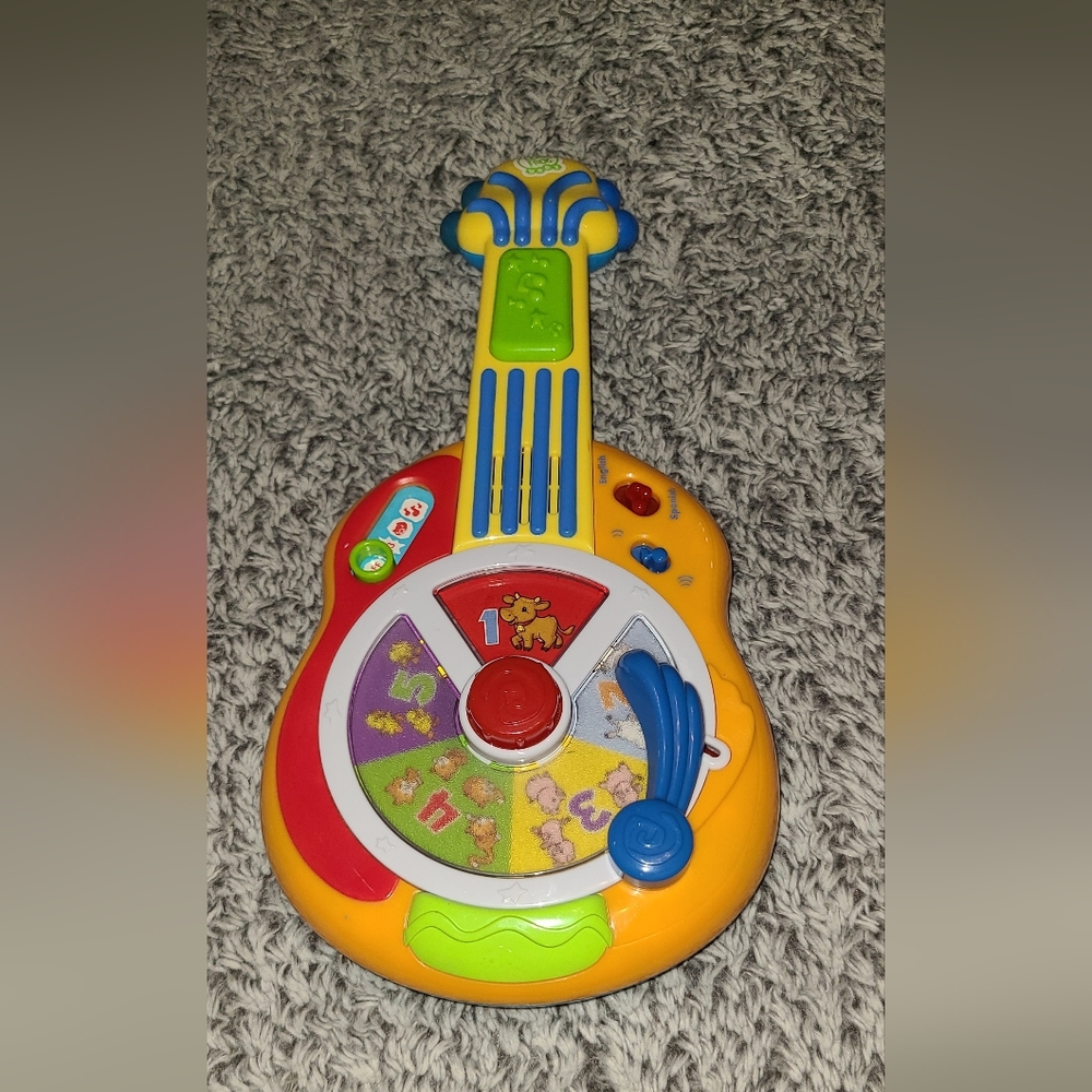 Leap Frog Toy Guitar Bilingual Learn & Groove Musical Sound English Spanish